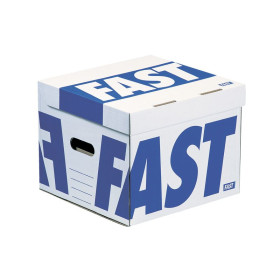 10 CONTENEUR D'ARCHIVAGE CUBE FAST MANUEL BLEU