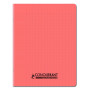 CAHIER CONQUERANT CLASSIQUE AGRAFE 170x220 32P 90G SEYES 2,5mm POLYPRO ORANGE