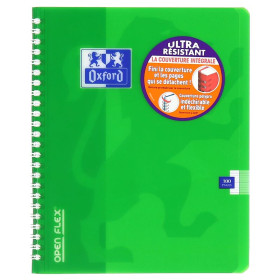 CAHIER OXFORD OPENFLEX INTEGRALE 170x220 100P SEYES+TAG POLYPRO ASSORTI