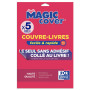 5 FEUILLES C-LIVRES OXFORD MAGIC COVER POUR A4 PP75 LISSE INCOLORE