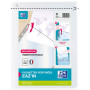50 POCHETTE PERFOREE OXFORD QUICKIN SACH A4 PP50 LISSE INCOLORE
