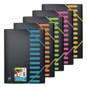 TRIEUR EXTENSIBLE OXFORD ETUDIANT A4 12 POSITIONS PP OPAQUEASSORTI