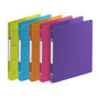 CLASSEUR OXFORD SCHOOL LIFE A4+ D30 4AN ROND PP TRANSL ASSORTI PAV