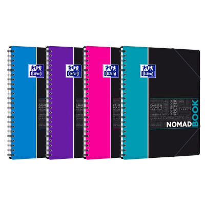 NOMADBOOK OXFORD ETUDIANT INTEGRALE 4 TROUS 240x310 160POPTIK P. Q5/5+TAG POLYPR