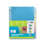 INTERCALAIRES NEUTRES OXFORD COLOR LIFE A4+ 6 POSITIONS 220G ASSORTI