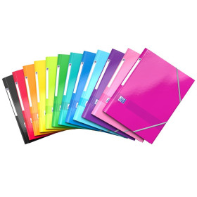 CHEMISE ELAST 3RAB. OXFORD COLOR LIFE A4 ASSORTI