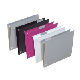 5 DOSSIER SUSPENDU POLYPRO TRENDY TIROIR FOND V A4 ASSORTI