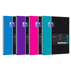 NOMADBOOK OXFORD ETUDIANT INTEGRALE 4 TROUS 240x310 160POPTIK P. LIGNE 7mm+TAG P