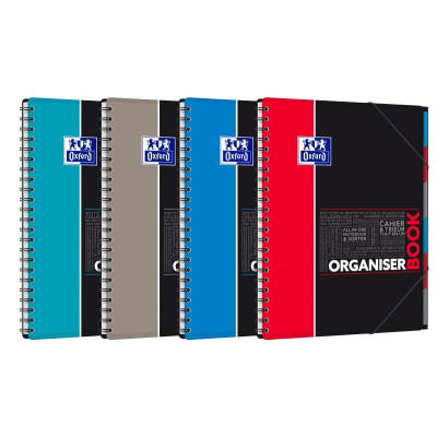 ORGANISERBOOK OXFORD ETUDIANT INTEGRALE 4 TROUS 245x310 160PAGES OPTIK P. L7mm P