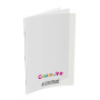 CAHIER DE VIE CONQUERANT CLASSIQUE AGRAFE 240x320 96P 90-120G LIGNE 8mm/UNI POLY
