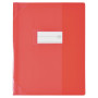 PROTEGE-CAH OXFORD STRONG LINE 17X22 SANS MARQUE PAGE PVC150 TRANSLU ROUGE