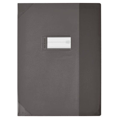PROTEGE-CAH OXFORD STRONG LINE 24X32 SANS MARQUE PAGE PVC150 TRANSLU NOIR