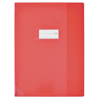 PROTEGE-CAH OXFORD STRONG LINE 24X32 SANS MARQUE PAGE PVC150 TRANSLU ROUGE