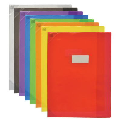PROTEGE-CAH OXFORD STRONG LINE 24X32 SANS MARQUE PAGE PVC150 TRANSLU ASSORTI