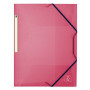 CHEMISE ELAST OXFORD 2ND LIFE A4 PP TRANSLU ASSORTI