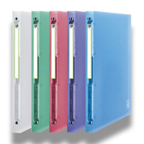 CLASSEUR OXFORD 2ND LIFE A4 D20 4AN -O PP TRANSLUCIDE ASSORTI