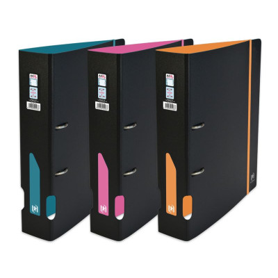 CLASSEUR A LEVIER OXFORD ETUDIANT A4XL D70 PP OPAQUE ASSORTI