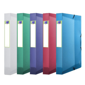 BOITE OXFORD 2ND LIFE 24X32 D40 PP TRANSLU ASSORTI