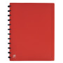 PROTEGE-DOCS AMOVIBLE OXFORD MEMPHIS A4 30 POCH VARIO ZIP PP ROUGE