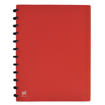 PROTEGE-DOCS AMOVIBLE OXFORD MEMPHIS A4 30 POCH VARIO ZIP PP ROUGE