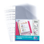 100 POCHETTE PERFOREE OXFORD SACH A4 PP50 LISSE INCOLORE