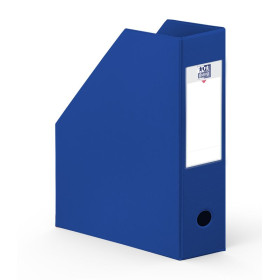 PORTE-REVUE OXFORD 32X24 DOS 10 / BOITE DE 10 PVC BLEU FONCE
