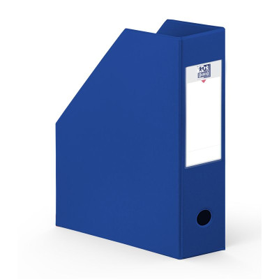 PORTE-REVUE OXFORD 32X24 DOS 10 / BOITE DE 10 PVC BLEU FONCE