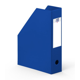 PORTE-REVUE OXFORD 32X24 DOS 7 / BOITE DE 10 PVC BLEU FONCE