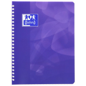 CAHIER OXFORD LAGOON INTEGRALE 170x220 100P OPTIK P. SEYES+TAG POLYPRO ASSORTI