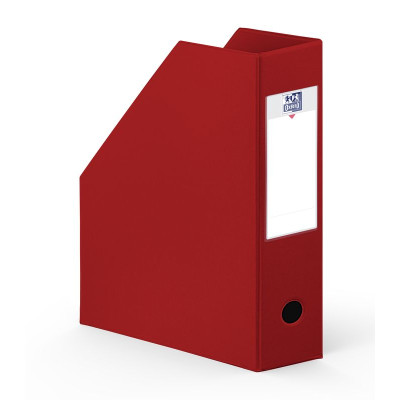 PORTE-REVUE OXFORD 32X24 DOS 10 / BOITE DE 10 PVC ROUGE