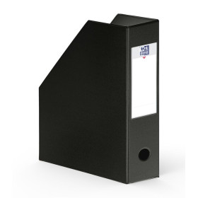 **OB** PORTE-REVUE OXFORD 32X24 DOS 10 / BOITE DE 10 PVC NOIR