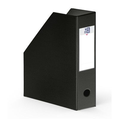 **OB** PORTE-REVUE OXFORD 32X24 DOS 10 / BOITE DE 10 PVC NOIR