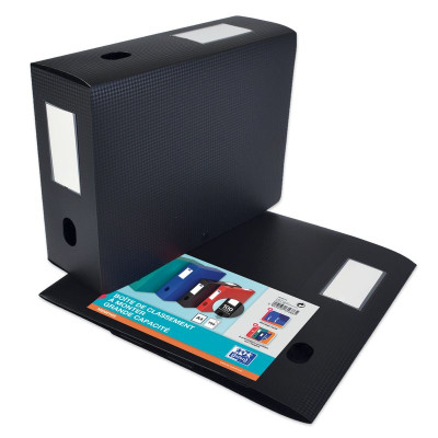BOITE OXFORD MEMPHIS 24X32 D100 PP NOIR A PLAT