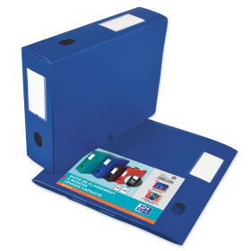 BOITE OXFORD MEMPHIS 24X32 D80 PP BLEU A PLAT