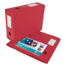 BOITE OXFORD MEMPHIS 24X32 D100 PP ROUGE A PLAT