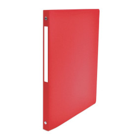 CLASSEUR NO NAME A4 D20 4AN ROND PP ROUGE