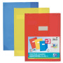 LOT DE 3 PROTEGE-CAH OXFORD STRONG LINE 24X32 SANS MARQUE PAGE PVC ASSORTI