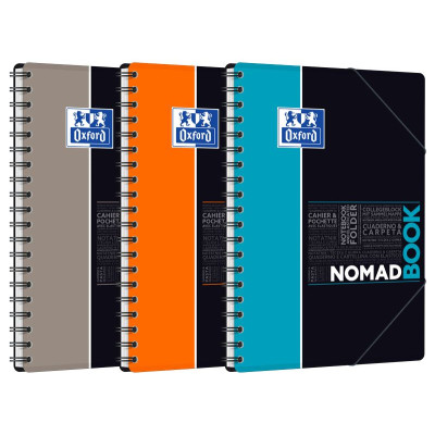 NOMADBOOK OXFORD ETUDIANT INTEGRALE 195x285 160P OPTIK P. SEYES+TAG POLYPRO ASSO