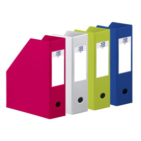 PORTE-REVUE OXFORD 32X24 DOS DE 10 CM PVC X10 ASSORTI MODERNE