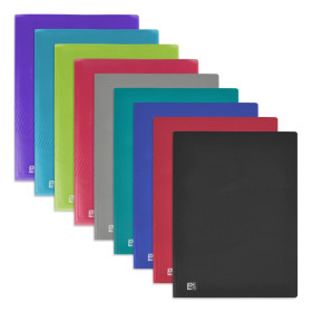 PROTEGE-DOCS OXFORD OSMOSE A4 20POCH PP OPAQUE/TRANSLU ASSORTI
