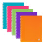 PROTEGE-DOCS SPIRAL OXFORD SCHOOL LIFE A4 60 POCH PP TRANSLU ASSORTI
