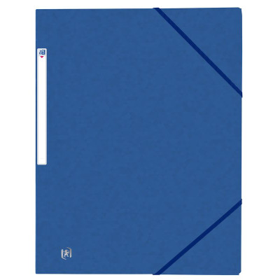 CHEMISE ELAST 3RAB. OXFORD TOPFILE+ A4 BLEU PACx10