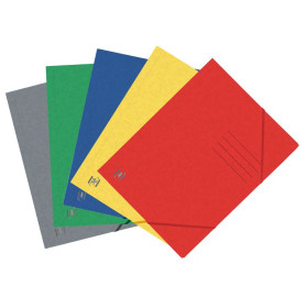 CHEMISE ELAST 3RAB. OXFORD IMPR. TOPFILE+ A4 ASSORTI 5C
