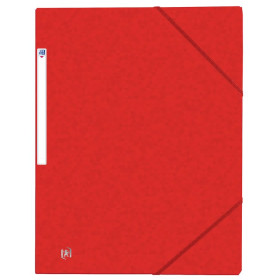 CHEMISE ELAST SS RAB. OXFORD TOPFILE+ A4 ROUGE PACx10