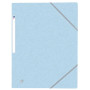 CHEMISE ELAST 3RAB. OXFORD TOPFILE+ A4 BLEU PASTEL X10