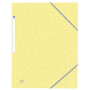 CHEMISE ELAST 3RAB. OXFORD TOPFILE+ A4 JAUNE PASTEL X10