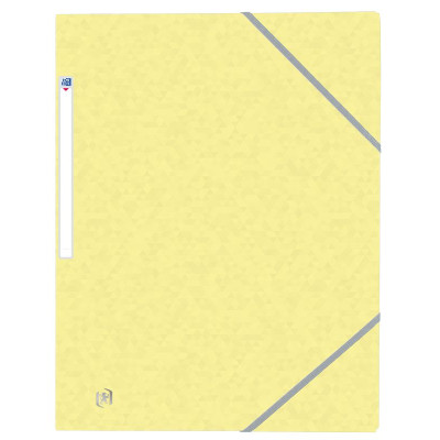CHEMISE ELAST 3RAB. OXFORD TOPFILE+ A4 JAUNE PASTEL X10