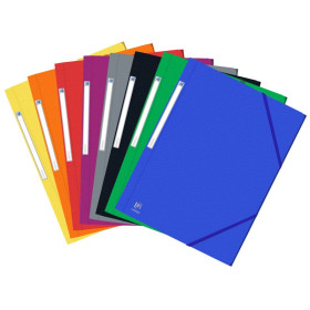 CHEMISE ELAST SS RAB. OXFORD EURFOLIO+ A4 ASSORTI + ÉTIQUETTE