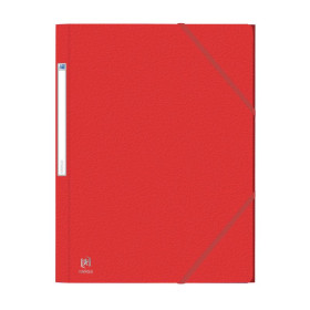 CHEMISE ELAST 3RAB. OXFORD EUROFOLIO+ A4 ROUGE PACx10