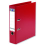 CLASSEUR A LEVIER OXFORD SMART A4 DOS 80MM 2 ANNEAUX PP/PP ROUGE